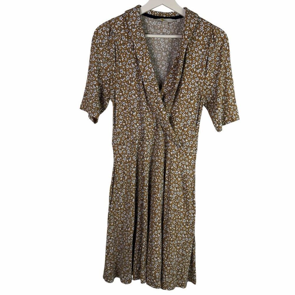 Boden Jersey Fixed Wrap Dress size 6R